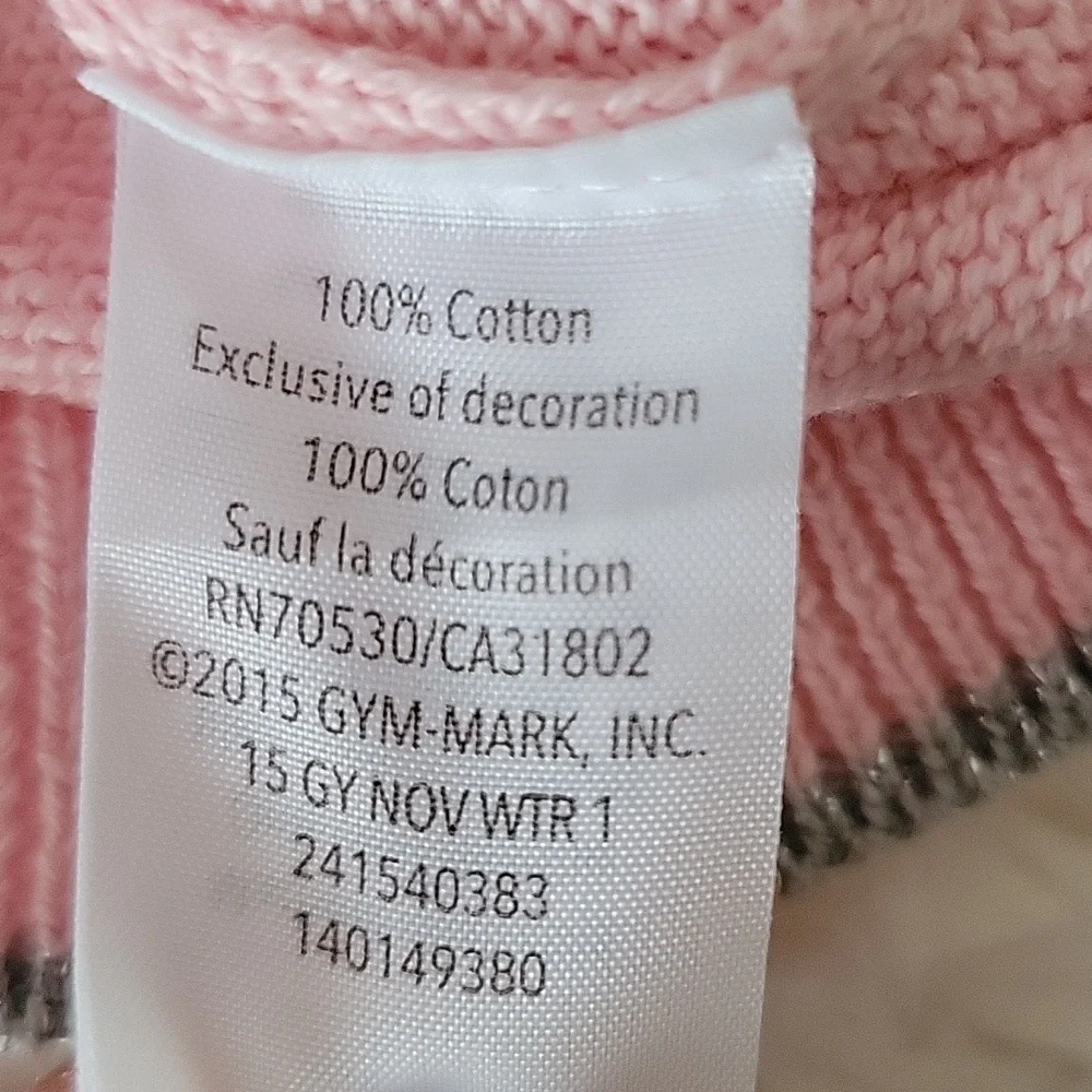 Gymboree Pink With Silver Trim Cardigan Sweater Girls Size 5/6 NWT